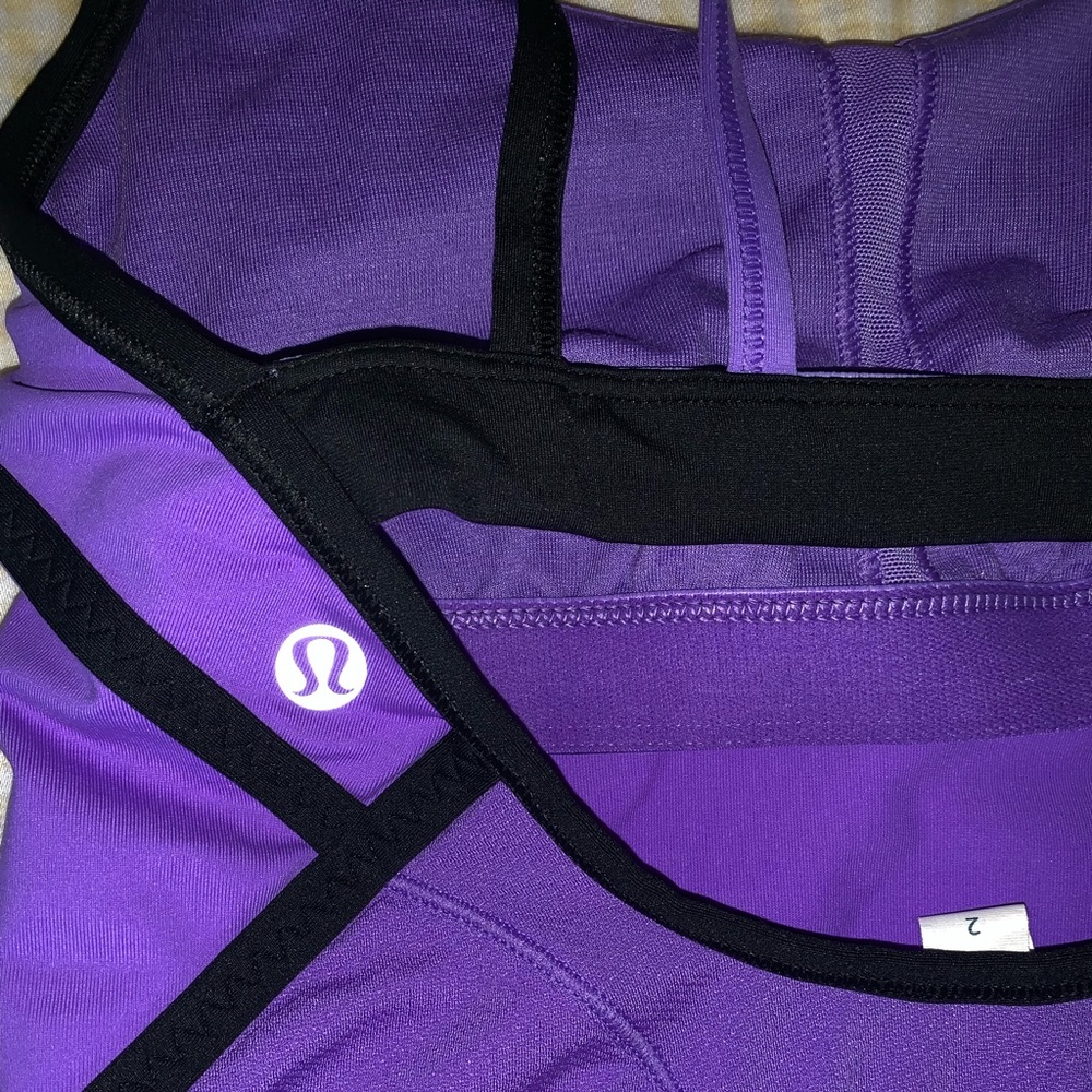 Lululemon Workout tank top with built in bra